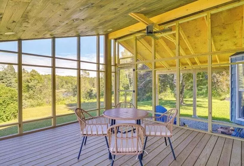 Bayfront Steuben Home W/ Screened Porch & Fire Pit