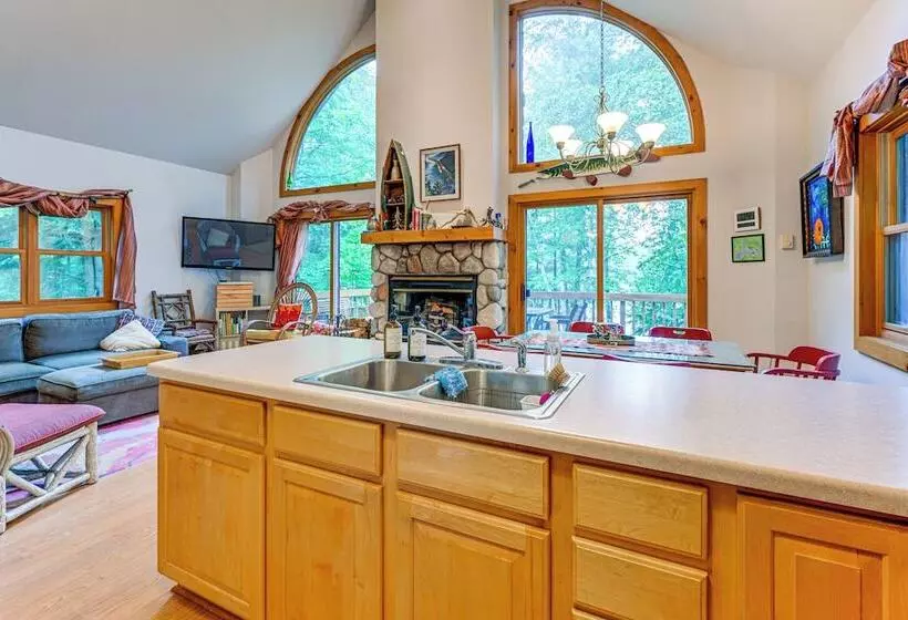 Peaceful White Sand Lake House W/ Dock & Deck!