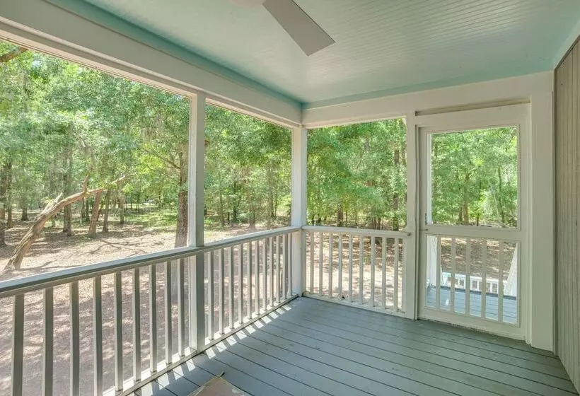 Near Edisto Beach State Park: Home W/ Lanais!
