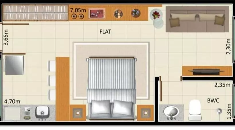 Flat Villa Atlântida