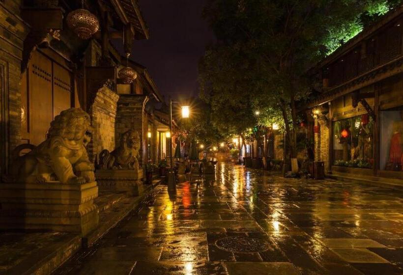 בית מלון כפרי Jinjiang Inn Chendu Taikoo Li Dongfeng Bridge