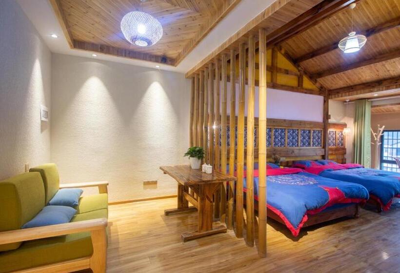 Отель Hongfu Villa Zhangjiajie National Forest Park West Gate