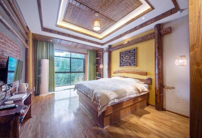 Отель Hongfu Villa Zhangjiajie National Forest Park West Gate