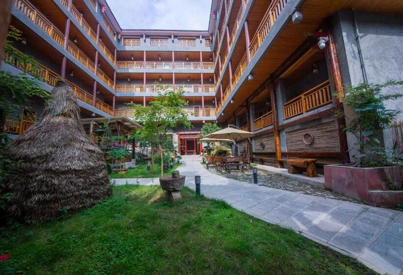 Отель Hongfu Villa Zhangjiajie National Forest Park West Gate