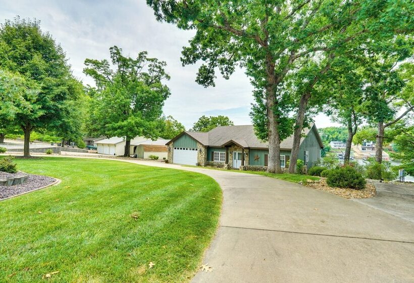 Large Lake Of The Ozarks Home: Deck, Dock & Views