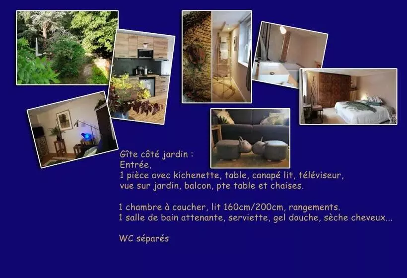 ペンション Gîte Coté Jardin