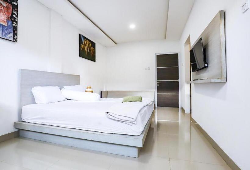 펜션 White Blue House 6 Pvt Room, Shared Pool&kitchen