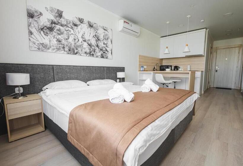 استراحتگاه Astana Aparts апартаменты в Yes Apart 2 комнатная люкс