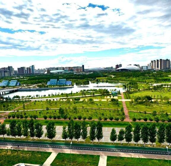 استراحتگاه Astana Aparts апартаменты в Yes Apart 2 комнатная люкс