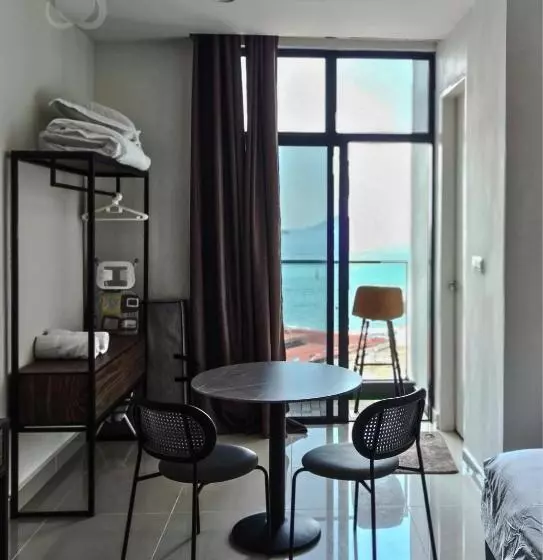 Studio Room With Balcony Seaview At The Shore Kk By Clover Home