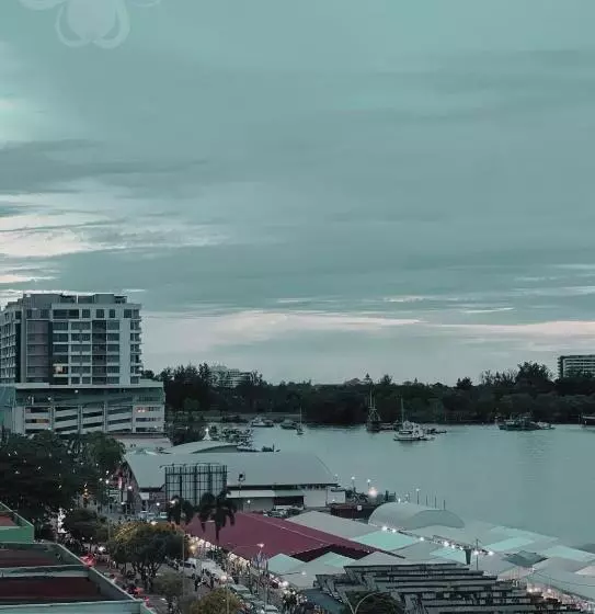 Studio Room With Balcony Seaview At The Shore Kk By Clover Home
