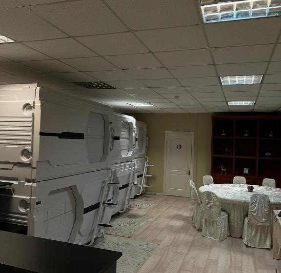 هتل کپسول капсула отель аэропорт актау