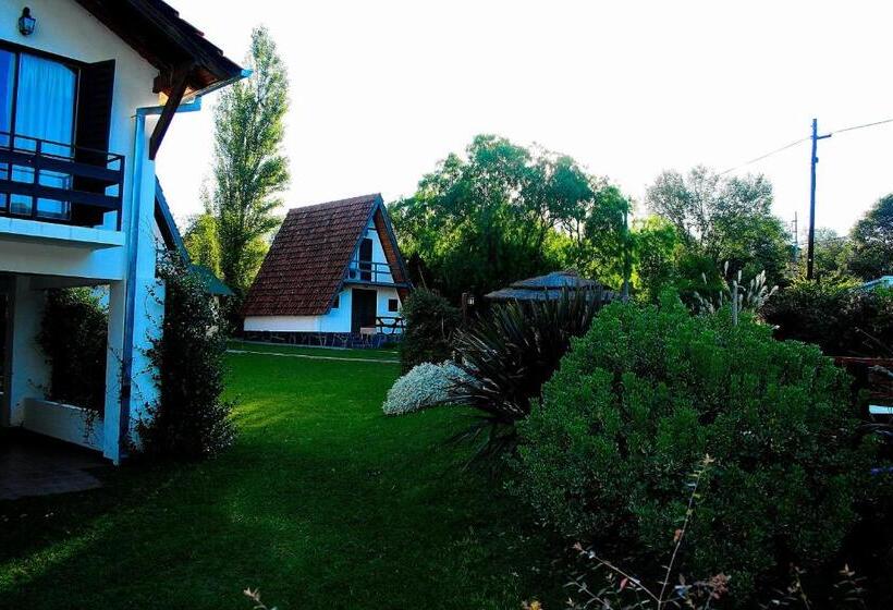 Cabañas Verde Y Blanco