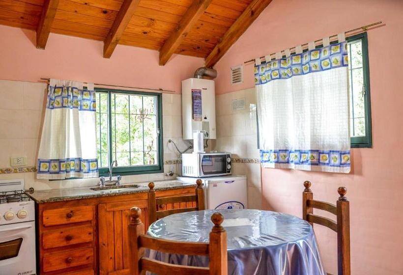 Cabañas Verde Y Blanco