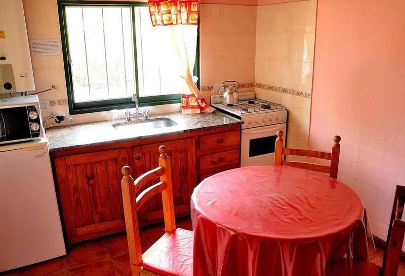 Cabañas Verde Y Blanco