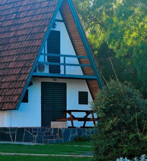 Cabañas Verde Y Blanco