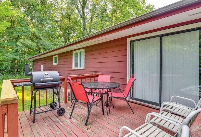 5 Mi To Warren Dunes   Secluded Sawyer Home!