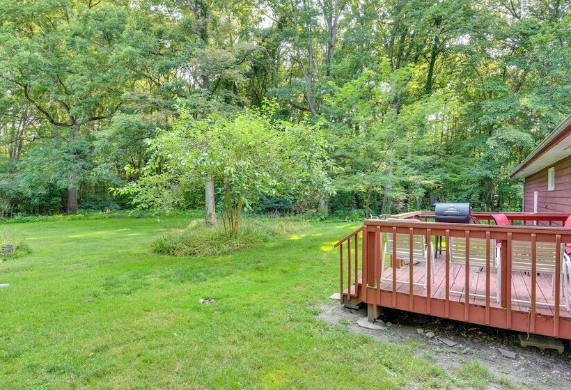 5 Mi To Warren Dunes   Secluded Sawyer Home!