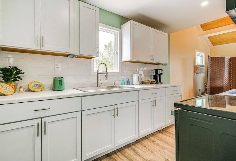 Serene Lakefront Standish Home W/ Fire Pit & Grill