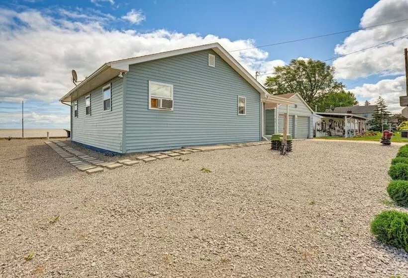 Serene Lakefront Standish Home W/ Fire Pit & Grill