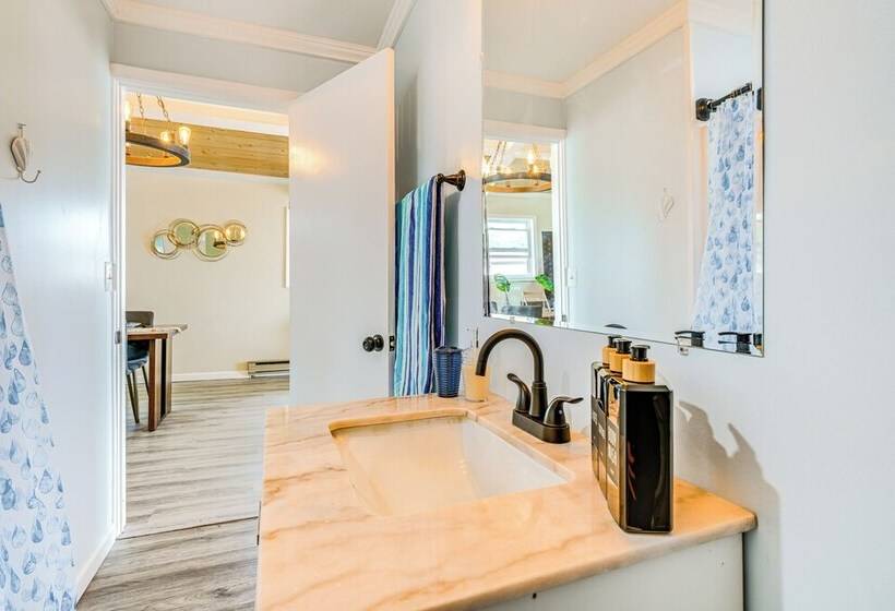 Serene Lakefront Standish Home W/ Fire Pit & Grill