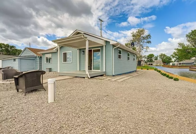 Serene Lakefront Standish Home W/ Fire Pit & Grill