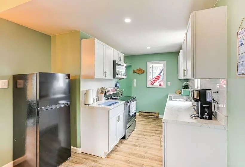 Serene Lakefront Standish Home W/ Fire Pit & Grill