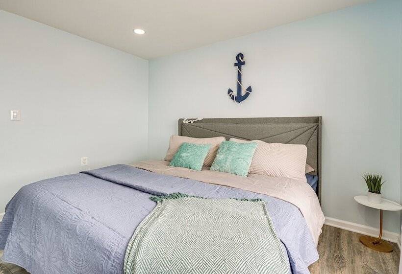 Serene Lakefront Standish Home W/ Fire Pit & Grill