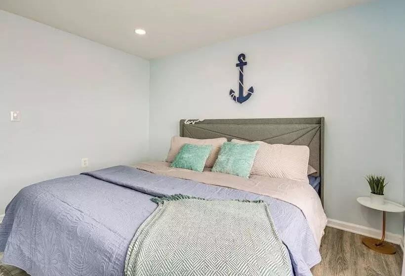 Serene Lakefront Standish Home W/ Fire Pit & Grill