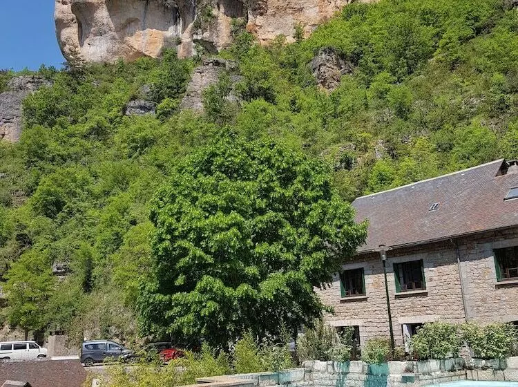 ホテル Hôtel Restaurant De La Jonte