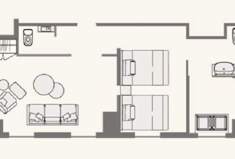 ホテル The Rise Osaka Kitashinchi