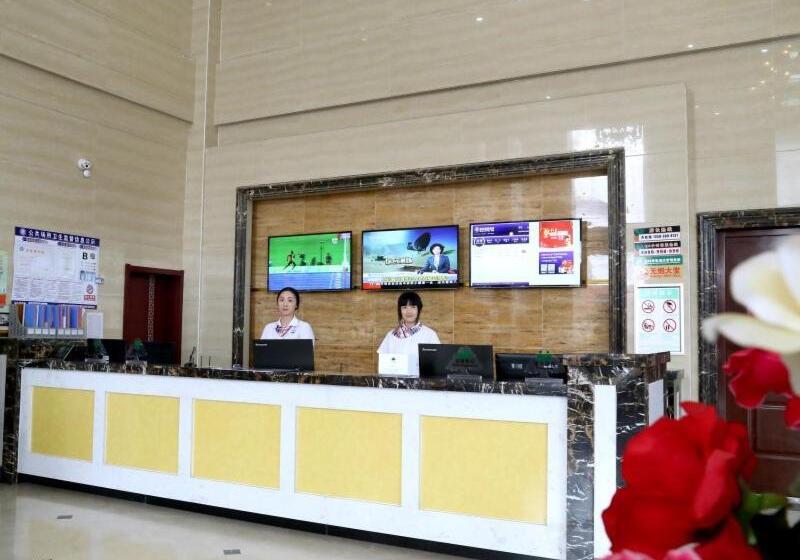 Hotell Greentree Inn Shandong Zaozhuang Shanting Jinkeguoji Yijiaren Business