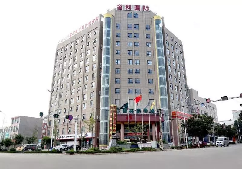 Hotelli Greentree Inn Shandong Zaozhuang Shanting Jinkeguoji Yijiaren Business