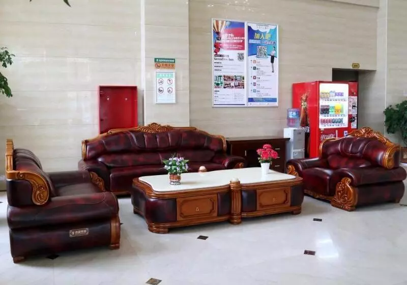 Hotelli Greentree Inn Shandong Zaozhuang Shanting Jinkeguoji Yijiaren Business