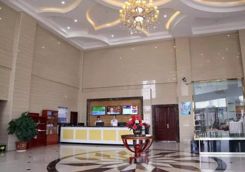 Hotelli Greentree Inn Shandong Zaozhuang Shanting Jinkeguoji Yijiaren Business