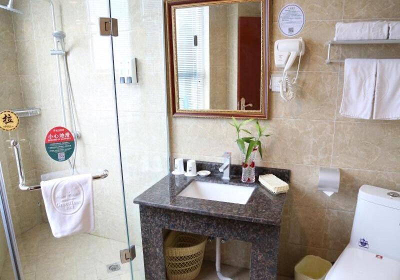 Hotell Greentree Inn Shandong Zaozhuang Shanting Jinkeguoji Yijiaren Business