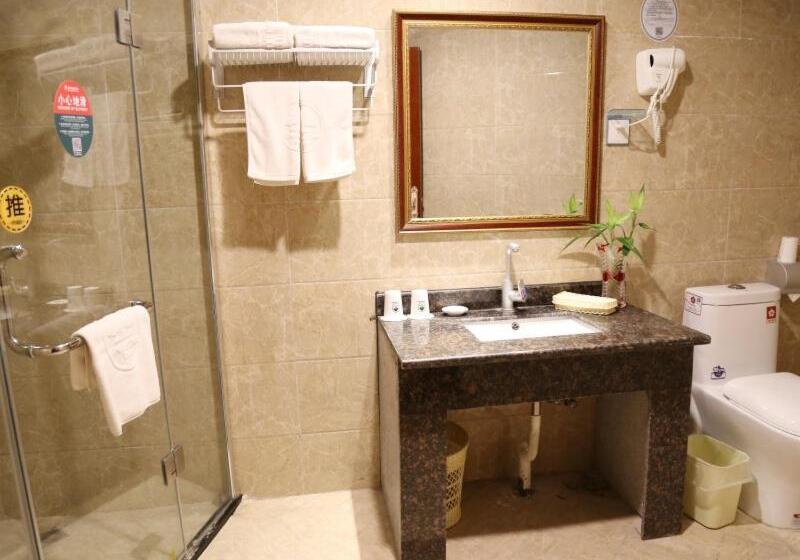 Hotell Greentree Inn Shandong Zaozhuang Shanting Jinkeguoji Yijiaren Business