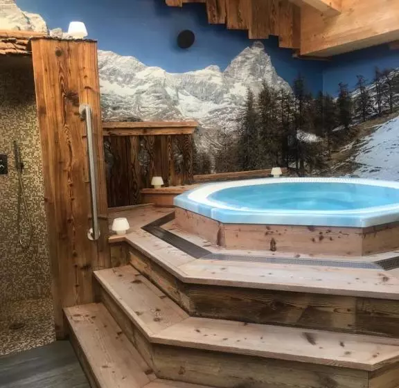 تختخواب و صبحانه Chalet Matterhorn Francois   Central Ski Chalet With Spa And Breakfast, 100mt Lift