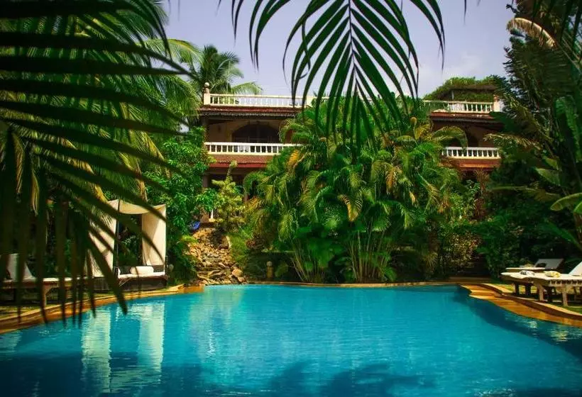 ホテル Papa Jolly Eco Resort Near Morjim Beach