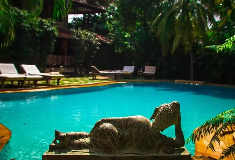 ホテル Papa Jolly Eco Resort Near Morjim Beach