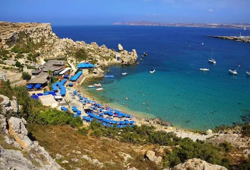Seashells Apartments With Terrace, Just Off The Seafront In Bugibba   By Getawaysmalta