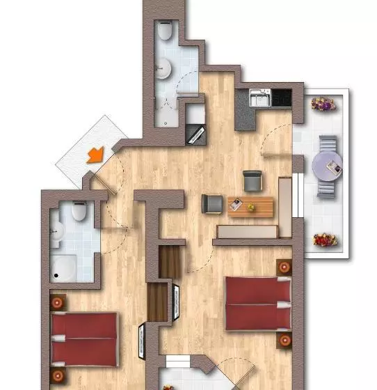 Hotelli Schneeberger Appartementhaus