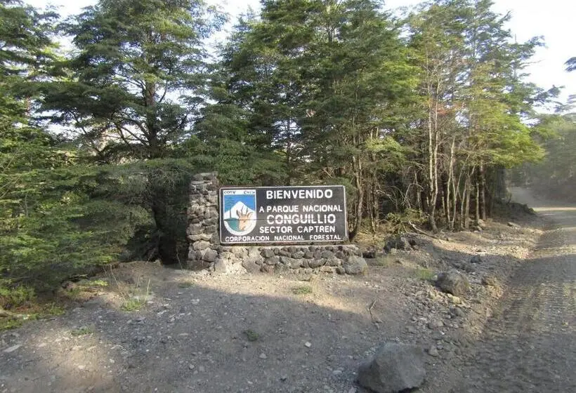 ペンション Refugio Montaña Kultrun Mawida, Mini Cabaña Con Baño Y Cocina Privada