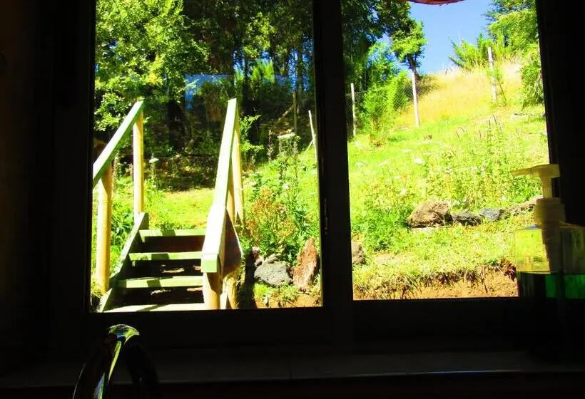ペンション Refugio Montaña Kultrun Mawida, Mini Cabaña Con Baño Y Cocina Privada