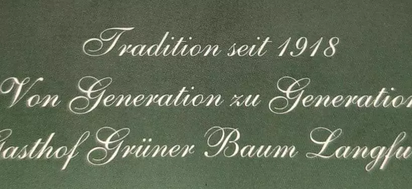 Retkeilymaja Gasthof Grüner Baum