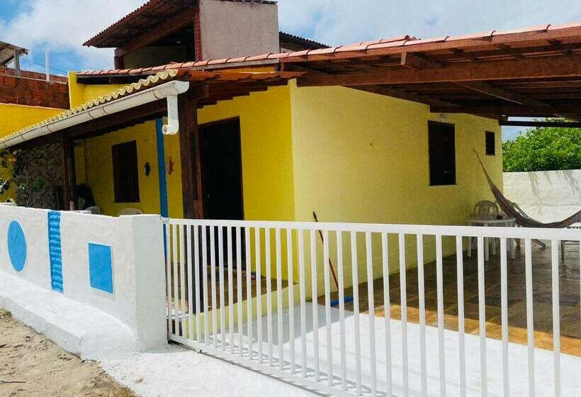 פנסיון Casinha Na Praia Do Guajiru