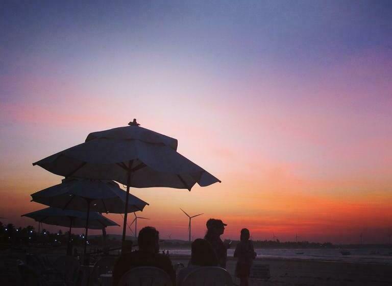 פנסיון Casinha Na Praia Do Guajiru