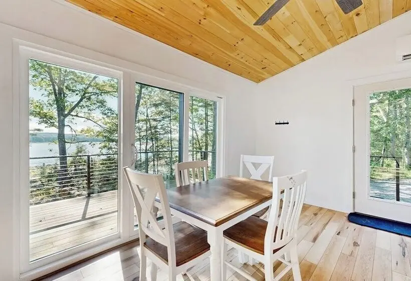 Modern Maine Cottage With River Views, Deck, And A Convenient Washer/dryer