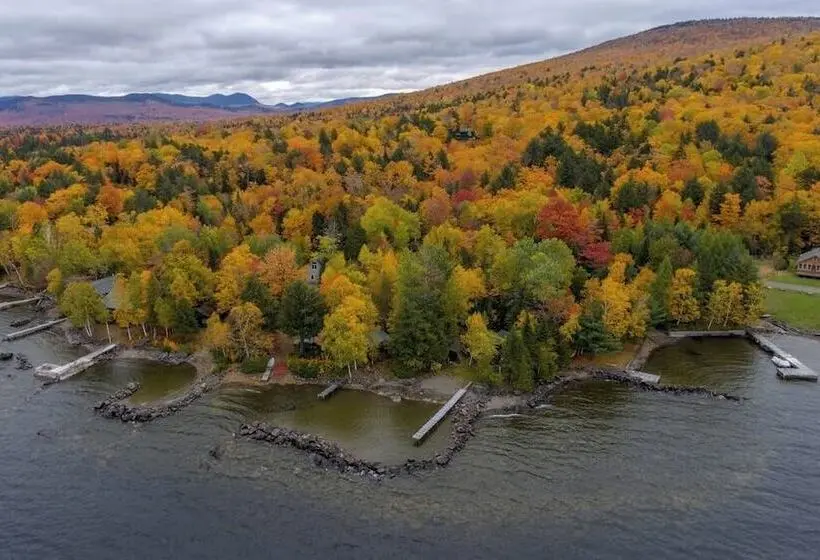 Cozy Lakefront Cottage With Dock, Mountain Views, Peaceful Location