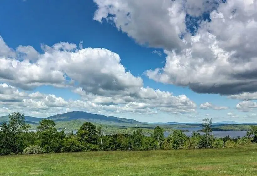 Cozy Lakefront Cottage With Dock, Mountain Views, Peaceful Location